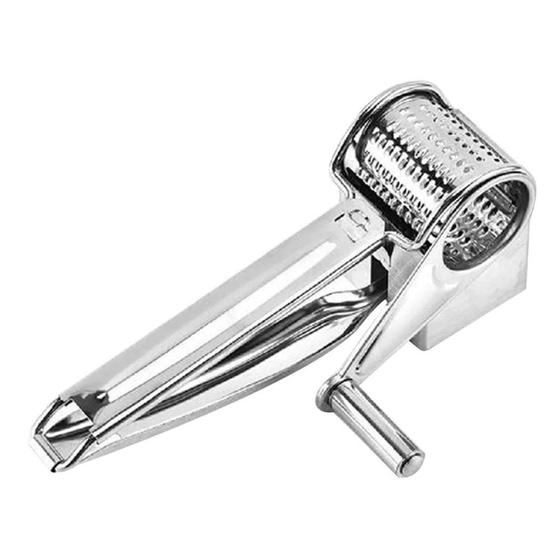 Ralador de Queijo com Manivela Aço Inox 19cm - Hauskraft Menor preço em Ralador de Queijo com Manivela Aço Inox 19cm - Hauskraft