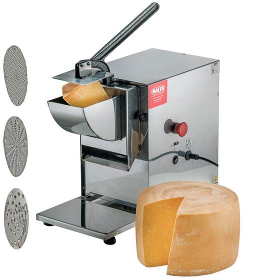 Ralador De Queijo Malta Inox Elétrico Profissional Industrial 3 Discos ...