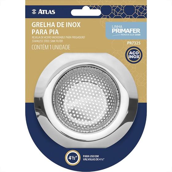 Imagem de Ralinho Aco Inox Primafer Pia 4.1/2'' - Pr7325