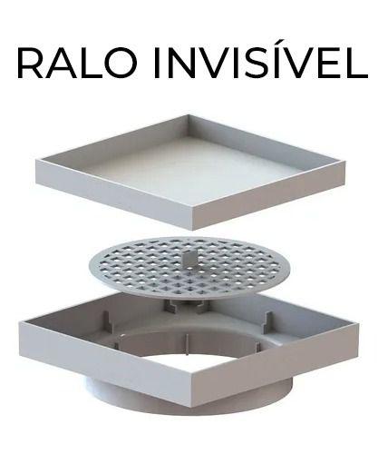 Imagem de Ralo 15x15 Cm Invisível Oculto Anti Odor/inseto - Cor Branco