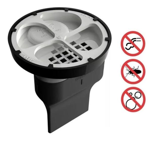 Ralo Anti-espuma Tigre 100mm Evita Mal Cheiro e Insetos Menor preço em Ralo Anti-espuma Tigre 100mm Evita Mal Cheiro e Insetos