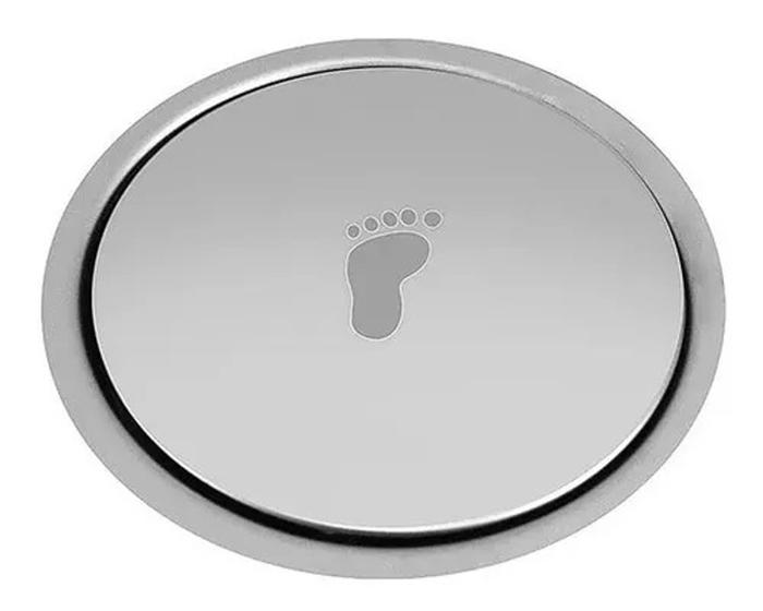 Ralo Click Redondo 15x15 Banheiro Lavabo Área Externa 100% Metal Cromado - RR115 Menor preço em Ralo Click Redondo 15x15 Banheiro Lavabo Área Externa 100% Metal Cromado - RR115