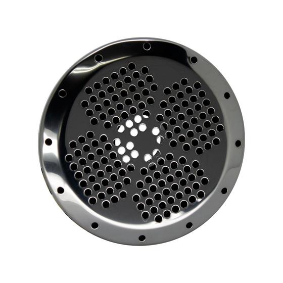 Imagem de Ralo Dreno Anti Turbilhão High Gloss p/ Piscina Pool Device em PP c/ Frente em Inox 304 50mm