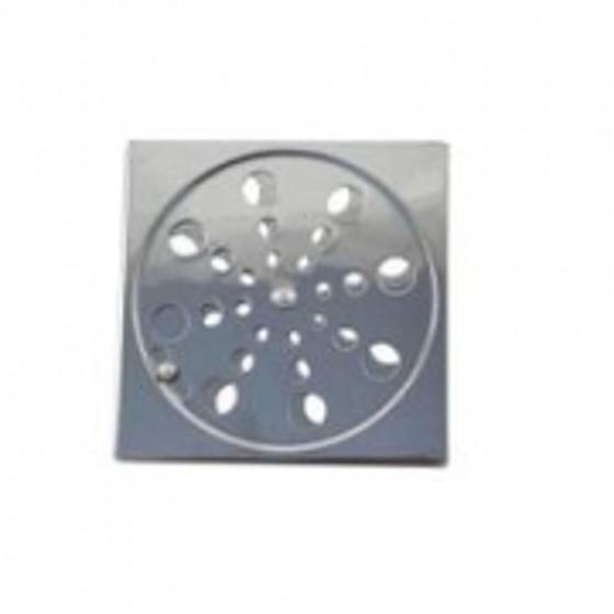 Imagem de ralo grelha inox quad. com fecho 10 cm Clarinox