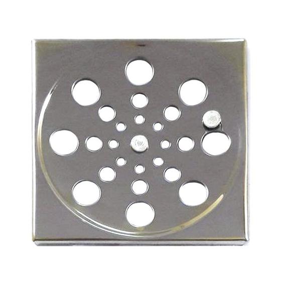 Imagem de ralo grelha inox quadrada overtime 10cm com fecho