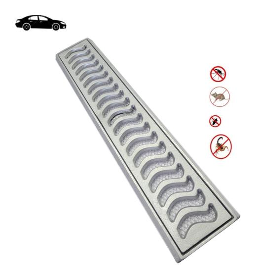 Imagem de Ralo Grelha Linear 10x50 Elite Anti Inseto Com Aro De Fixação