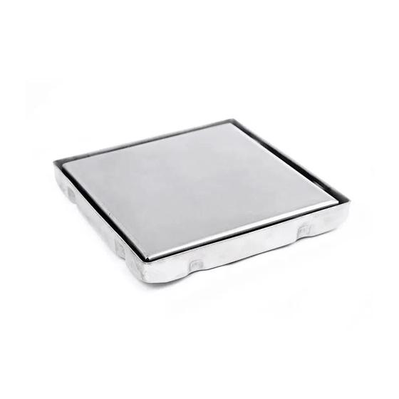 Imagem de Ralo Hide com Tampa Inox 10x10cm - JJM Grelhas