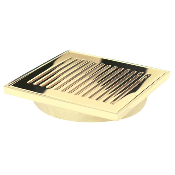 Ralo Inox 304 Oblong 15X15 Dourado + Base Alumínio - Itanova - Ralo ...