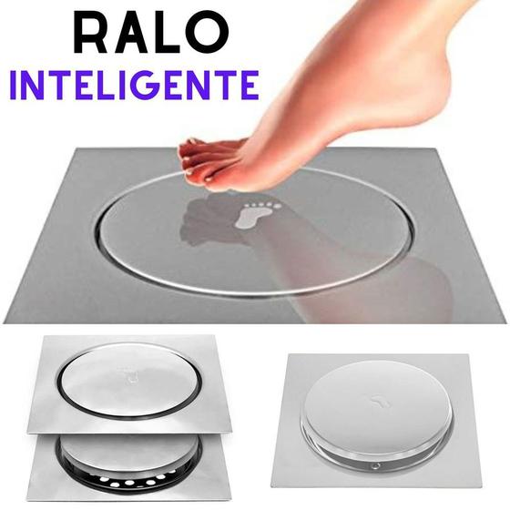 Imagem de Ralo Inteligente 10cm x 10cm Clique Ralo Quadrado
