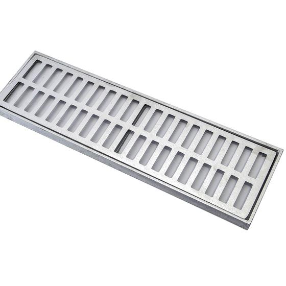 Ralo Linear 15x50 Grelha Alumínio Para Coleta Água Pluvial Menor preço em Ralo Linear 15x50 Grelha Alumínio Para Coleta Água Pluvial