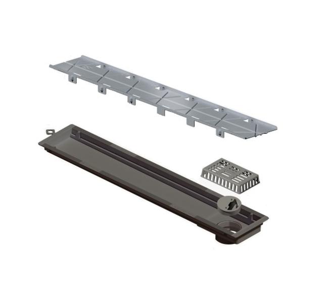 Imagem de Ralo Linear 50 Cm Versatile Tampa Oculta 4251 Elleve