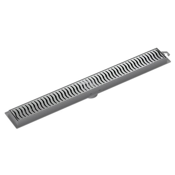 Imagem de Ralo Linear 50cm com grelha cromada Tigre