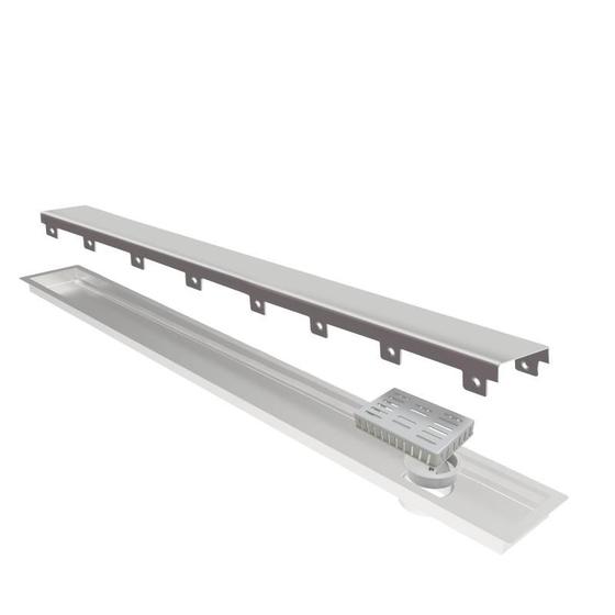 Imagem de Ralo Linear Elleve Multimaster Tampa Inox 100cm Linear