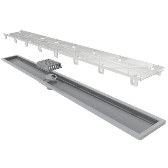 Imagem de Ralo Linear Elleve Royal Tampa Oculta 90cm Linear