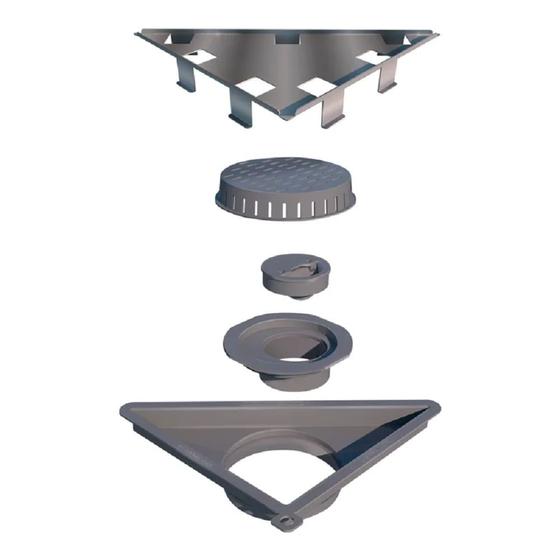 Imagem de Ralo Linear Elleve Vertex Com Tampa Oculta 5207