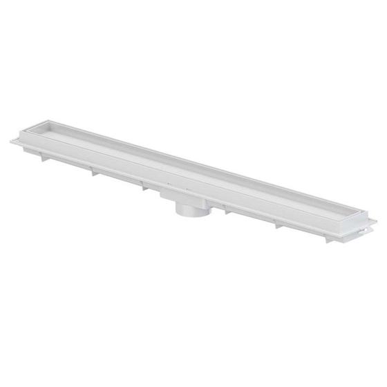 Imagem de Ralo Linear Invisível 0.90cm Branco Tigre