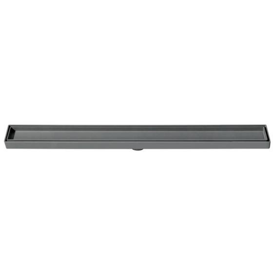 Imagem de Ralo linear invisível 5 X 70 cm cinza vertex
