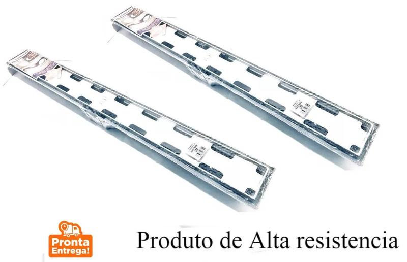 Imagem de Ralo Linear Invisível Alumínio 07x90 saída Baixa Kit2 