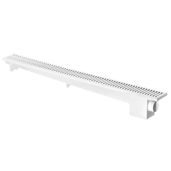 Imagem de Ralo linear modulável 70cm com sifão branco herc cód 4027