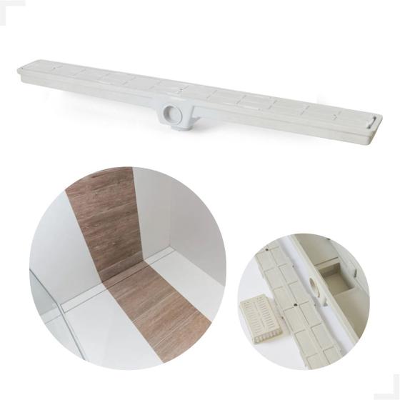 Imagem de Ralo Linear Oculto 10x90cm Com Filtro Resistente 