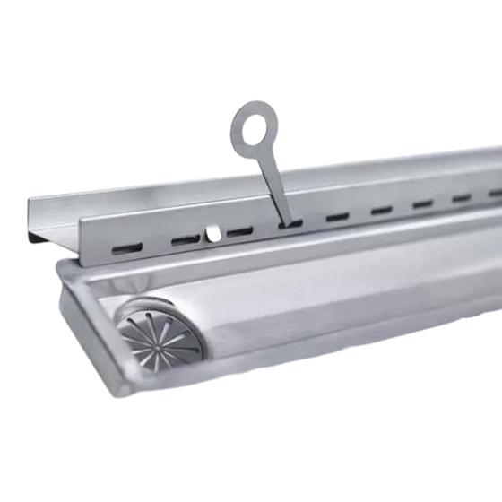 Ralo Linear Oculto 70 cm x 6 cm Saída Lateral- M1nox Menor preço em Ralo Linear Oculto 70 cm x 6 cm Saída Lateral- M1nox