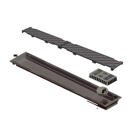 Imagem de Ralo Linear Oculto Novii Em Pvc Seco 50Cm - Ralo Linear