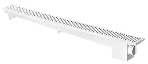 Imagem de Ralo linear sifonado 70cm x 6,8cm x 4cm x saida 40mm branco ref 4027 herc