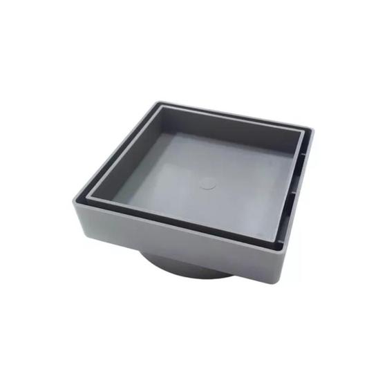 Imagem de Ralo Oculto Invisivel Grelha Sifonado Porcelanato 12x12cm