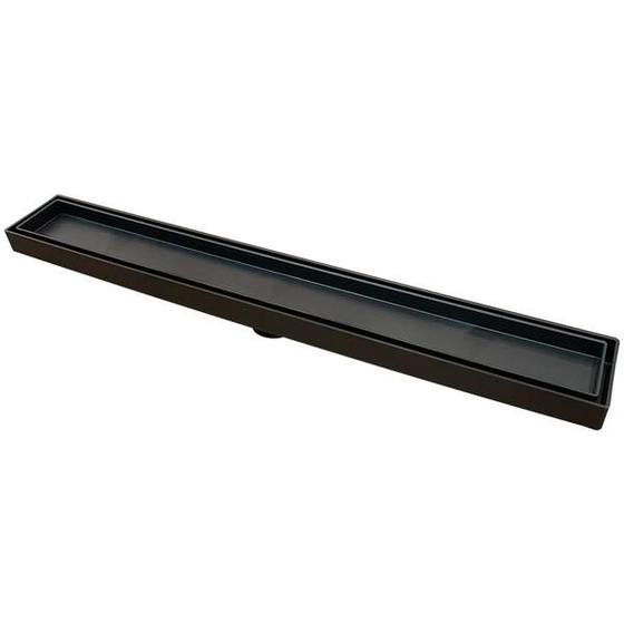 Imagem de Ralo oculto linear 5x90 preto gemell