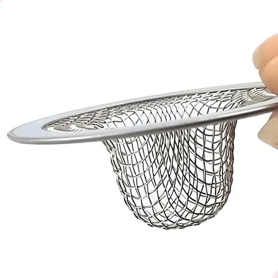 Imagem de Ralo Para Pia Tanque Lavatório Japonês Ralinho Inox Pequeno