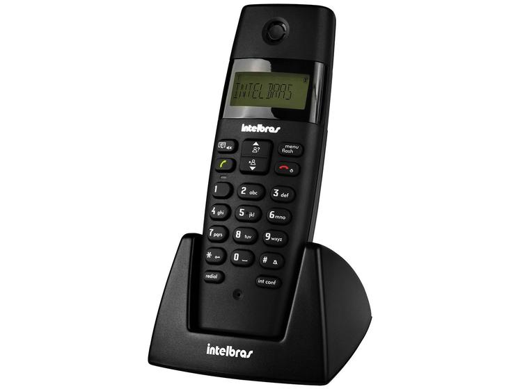 Imagem de Ramal Sem Fio Intelbras Dect TS 40 R com Identificador de Chamadas - TS40R Preto