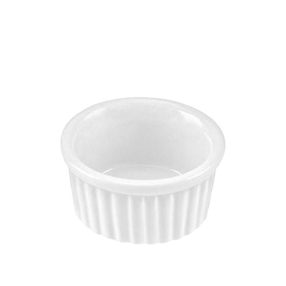 Ramekin de Porcelana Canelado 45ml Ramequim Pote Bowl Finger Food