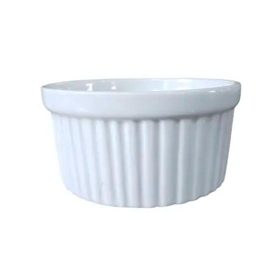 Imagem de  Ramekin Porcelana Branca 77ml Restaurante Liso Cor Branco