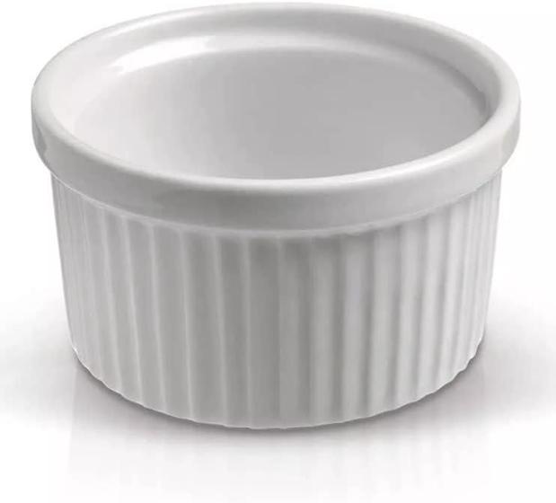 Imagem de Ramequim De Porcelana Branco 10X5Cm