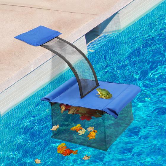 Imagem de Rampa de fuga para salvar animais Pool Leaf Skimmer Weewooday