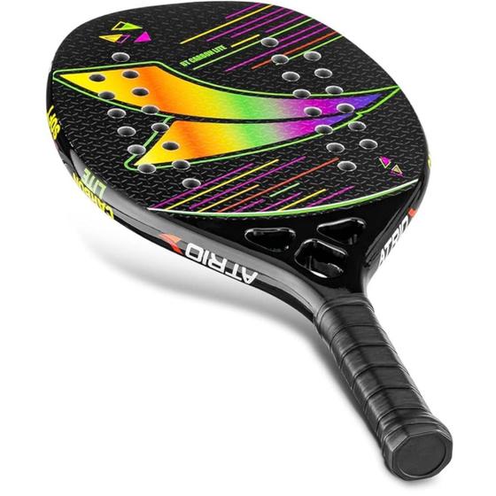 Imagem de Raquete Beach Tennis Atrio Profissional Carbon Fibra e EVA