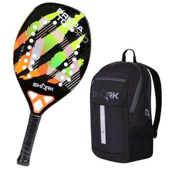 Imagem de Raquete Beach Tennis Shark Predator 22Mm 2025 + Mochila Pro