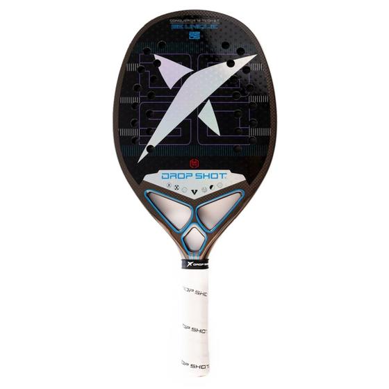 Imagem de Raquete de Beach Tennis Drop Shot Conqueror 12 Tech BT Marrom