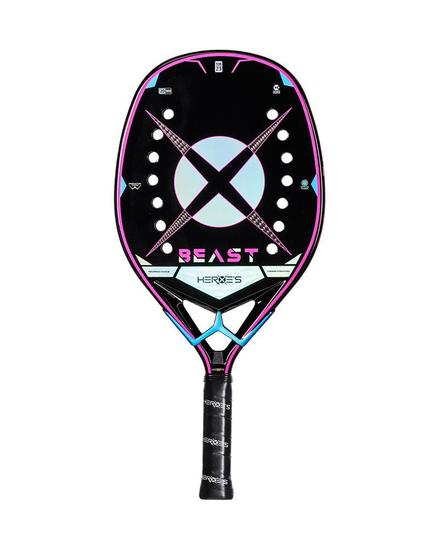 Imagem de Raquete de Beach Tennis Heroes Beast Carbono 12 k Doriano Beccaccioli