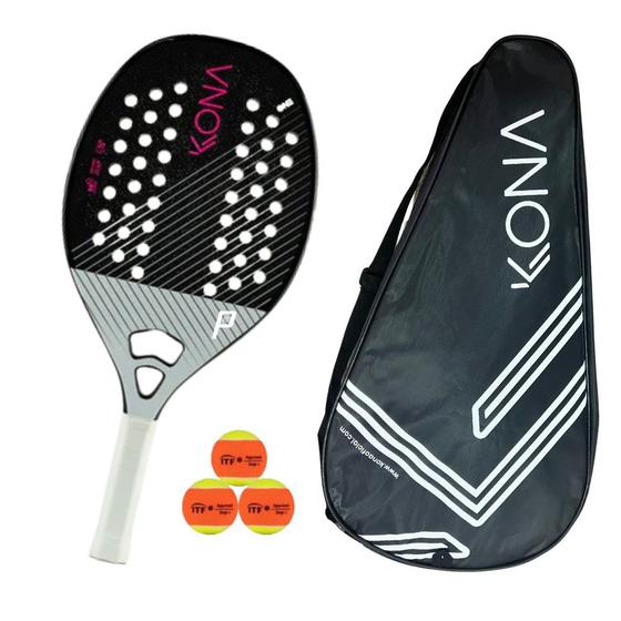 Imagem de Raquete de Beach Tennis - KONA ONE BLACK 2024