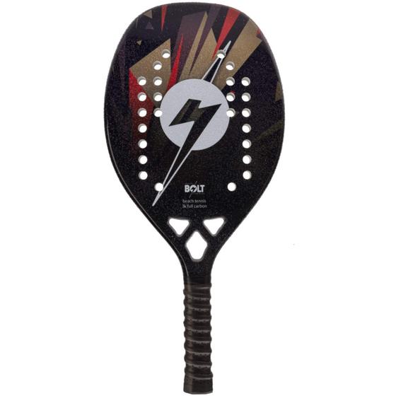 Imagem de Raquete de Beach Tennis Lightning Bolt Black Edition 3k Full Carbon