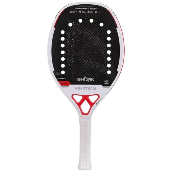 Imagem de Raquete de Beach Tennis Shark Kinetic S Carbono 3K