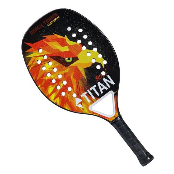 Raquete de Beach Tennis Titan Fenix 100% Carbon Menor preço em Raquete de Beach Tennis Titan Fenix 100% Carbon