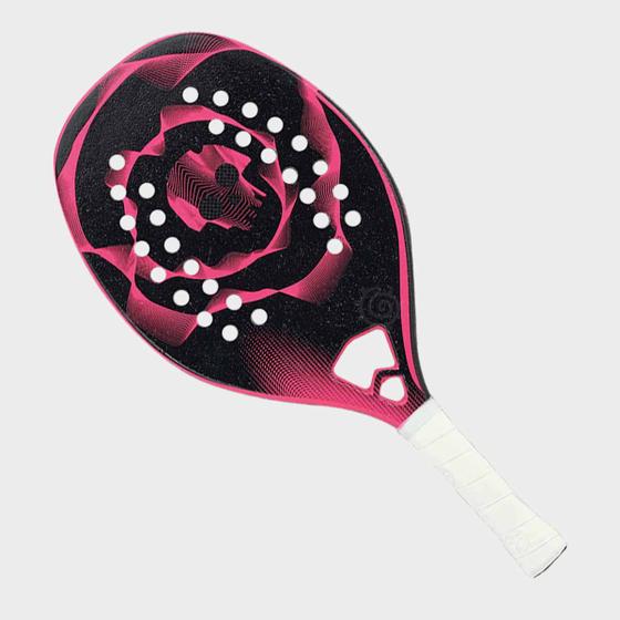 Imagem de Raquete de Beach Tennis Turquoise Black Death Challenge Pink