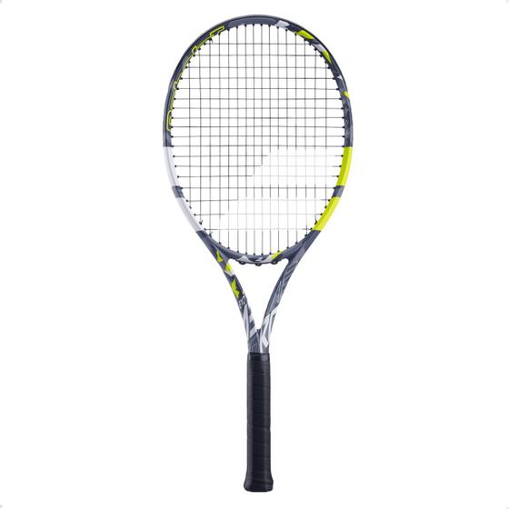 Imagem de Raquete de Tênis Babolat Evo Aero 275g Cinza e Amarela