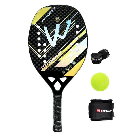 Imagem de Raquete de Tênis Padel CAMEWIN em Fibra de Carbono - 360g + 10g