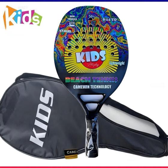 Imagem de Raquete Infantil Beach Tennis Camewin Leve E Fina Kids Novo