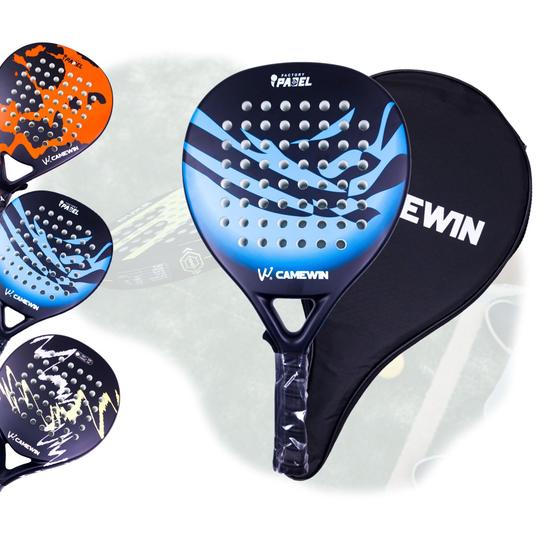 Imagem de Raquete Padel Original Camewin Fibra Carbono Paddle + Capa