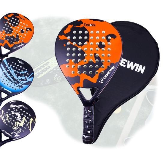 Imagem de Raquete Padel Original Camewin Fibra Carbono Paddle + Capa