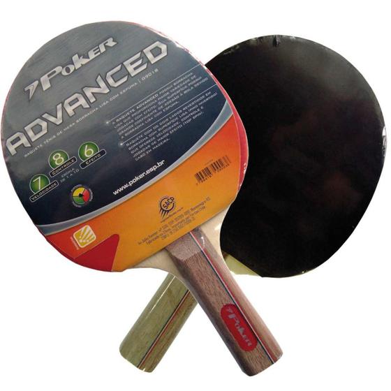 Imagem de Raquete para PING PONG Borracha Lisa C/ Espuma